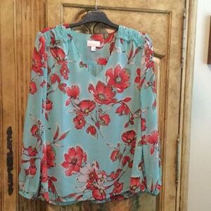 Belle Blouse with Ruffle Shoulders